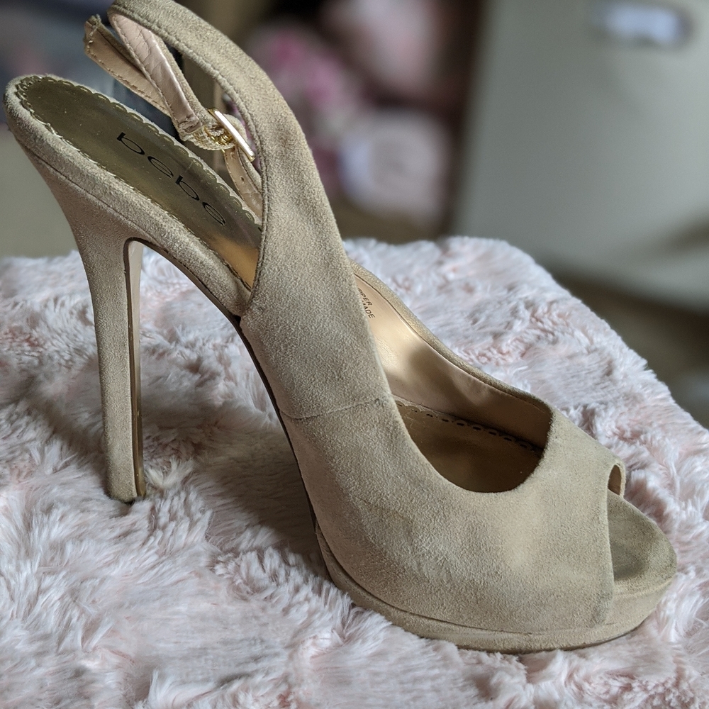 Bebe open toed heels